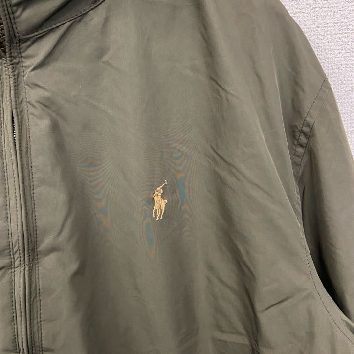 古着 used　POLO RALPH LAUREN ポロラルフローレン　長袖ナイロンジャケット　ポニー刺繍　Mサイズ