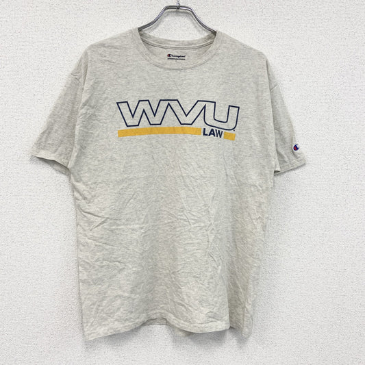 Champion　チャンピオン　半袖プリントTシャツ　灰色　グレー　Lサイズ