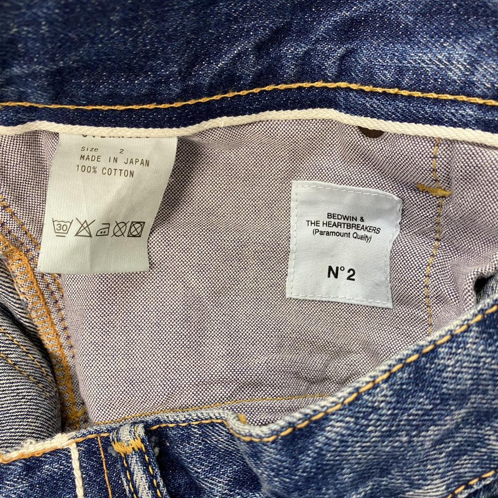 CANTON　OVERALLS　デニムパンツ/ジーンズ　ジップフライ　インディゴ　2サイズ