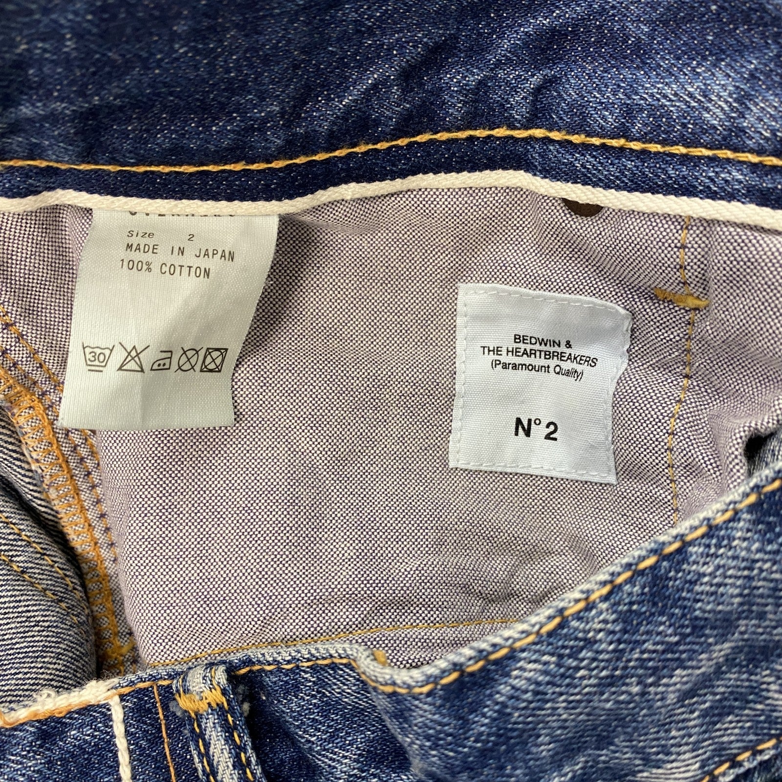 CANTON　OVERALLS　デニムパンツ/ジーンズ　ジップフライ　インディゴ　2サイズ