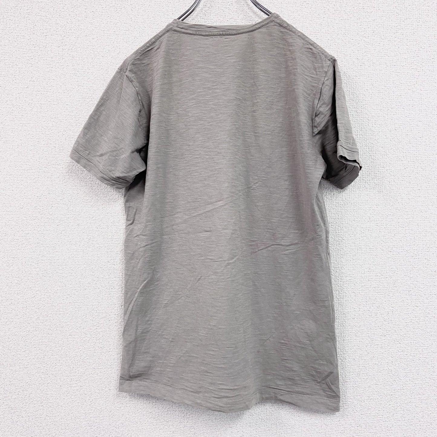 PEPE JEANS　半袖プリントTシャツ　グレー　灰色　Lサイズ