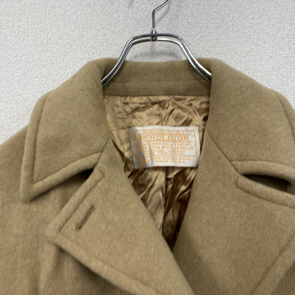 ～70s　PENDELTON　ペンドルトン　ウールトレンチコート　ステンカラーコート　ヴィンテージ　ベージュ　