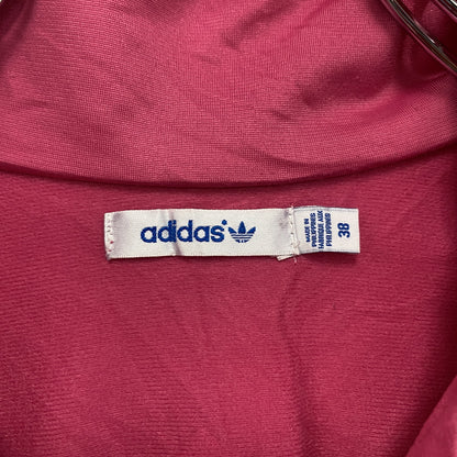adidas　アディダス　トラックジャケット/ジャージ　トレフォイルロゴ　デカロゴ　ピンク　38サイズ