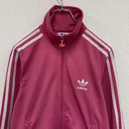 adidas　アディダス　トラックジャケット/ジャージ　トレフォイルロゴ　デカロゴ　ピンク　38サイズ