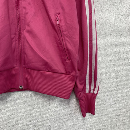 adidas　アディダス　トラックジャケット/ジャージ　トレフォイルロゴ　デカロゴ　ピンク　38サイズ