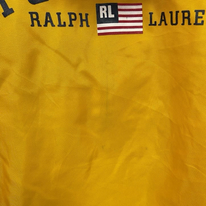 古着 used　POLO JEANS CO. RALPH LAUREN ラルフローレン　長袖ナイロンジャケット　黄色　Mサイズ