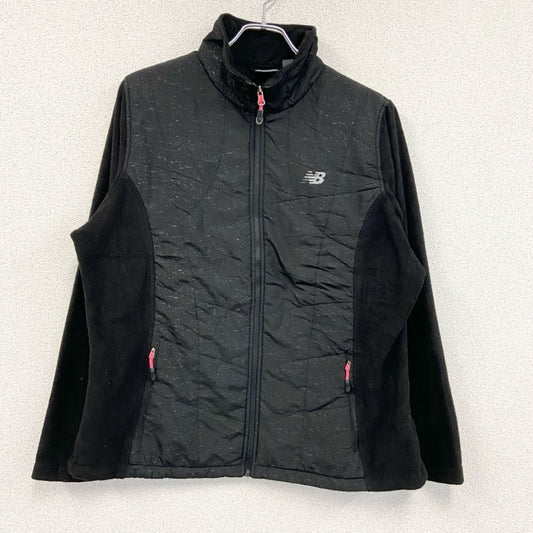 new balance　ニューバランス　フリース切替ジャケット　黒　ブラック　2Xサイズ