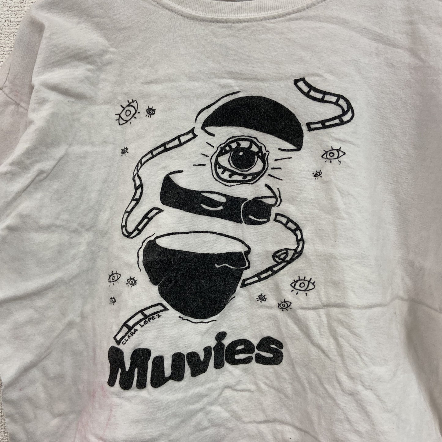 makito　半袖プリントTシャツ　白　ホワイト　Sサイズ
