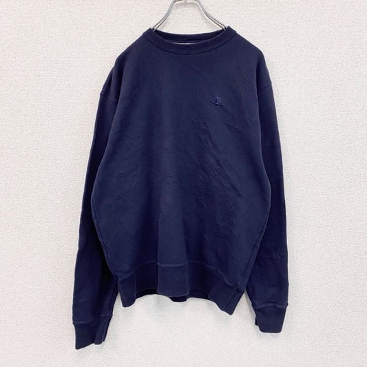 champion　チャンピオン　スウェット/トレーナー　ロゴ刺繡　紺　ネイビー　Mサイズ