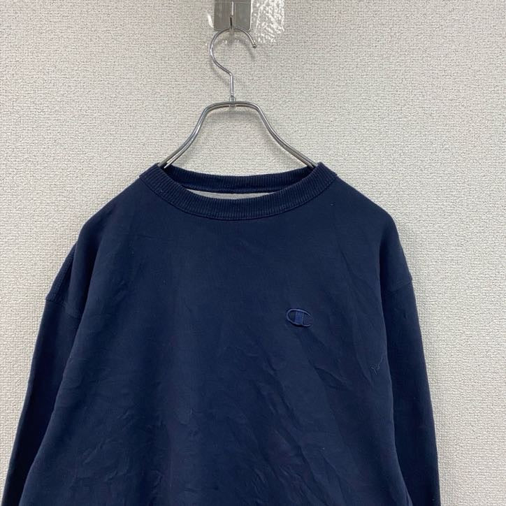 champion　チャンピオン　スウェット/トレーナー　ロゴ刺繡　紺　ネイビー　Mサイズ