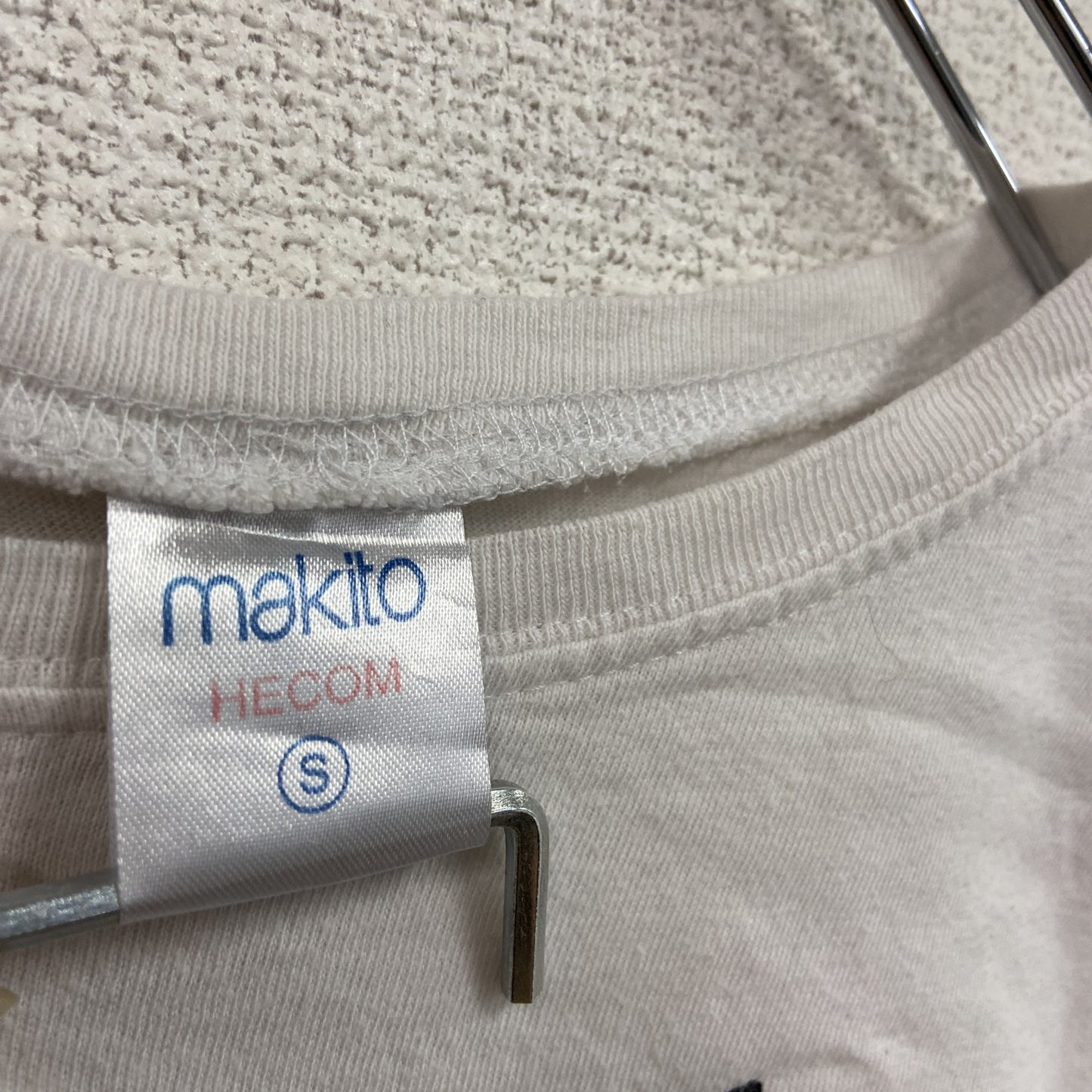 makito　半袖プリントTシャツ　白　ホワイト　Sサイズ