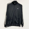 adidas　アディダス　トラックジャケット/ジャージ　黒　ブラック　Mサイズ