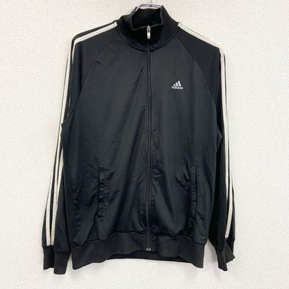 adidas　アディダス　トラックジャケット/ジャージ　黒　ブラック　Mサイズ
