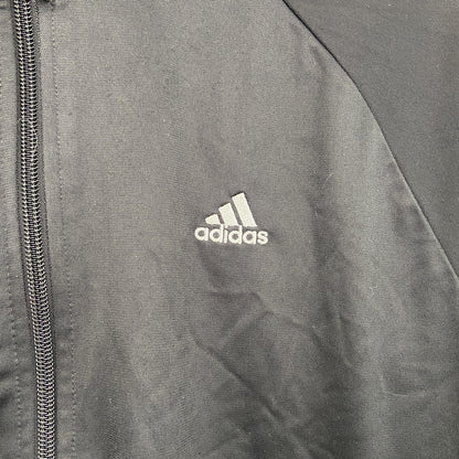 adidas　アディダス　トラックジャケット/ジャージ　黒　ブラック　Mサイズ