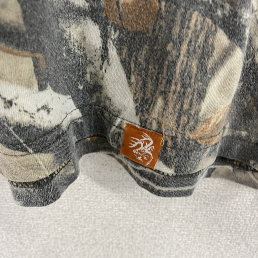 LEGENDARY　長袖プリントTシャツ/ロンT　リアルツリーカモ　マルチカラー　XLサイズ