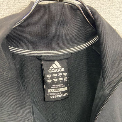 adidas　アディダス　トラックジャケット/ジャージ　黒　ブラック　Mサイズ