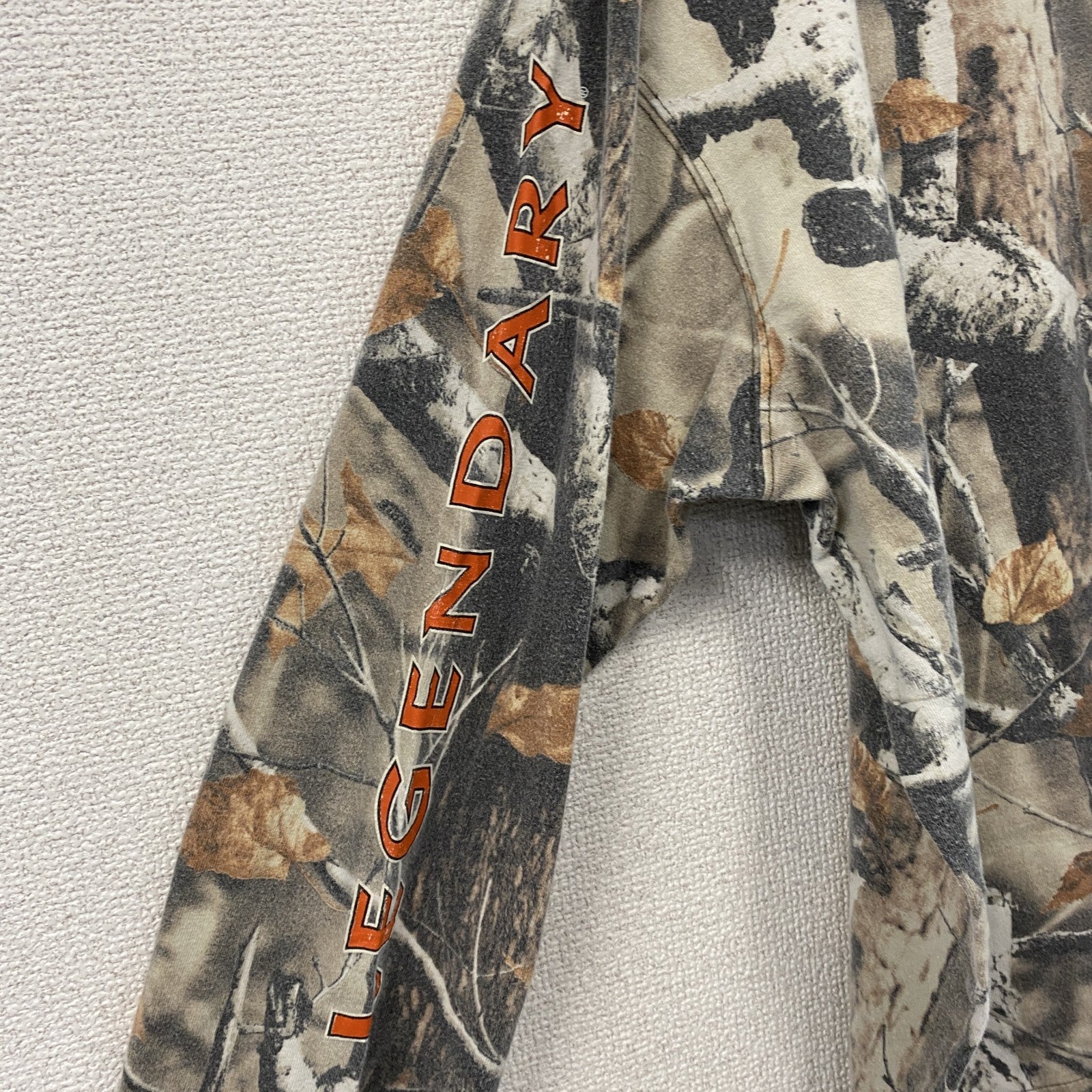 LEGENDARY　長袖プリントTシャツ/ロンT　リアルツリーカモ　マルチカラー　XLサイズ