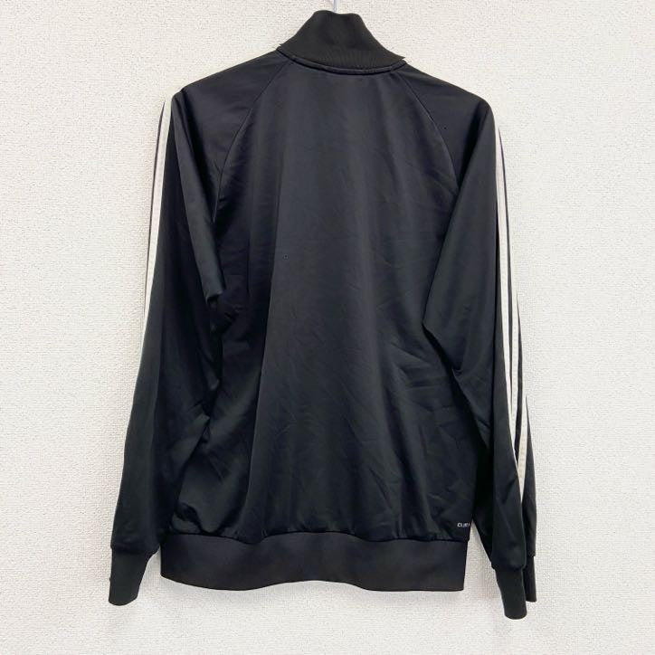 adidas　アディダス　トラックジャケット/ジャージ　黒　ブラック　Mサイズ