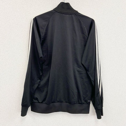 adidas　アディダス　トラックジャケット/ジャージ　黒　ブラック　Mサイズ