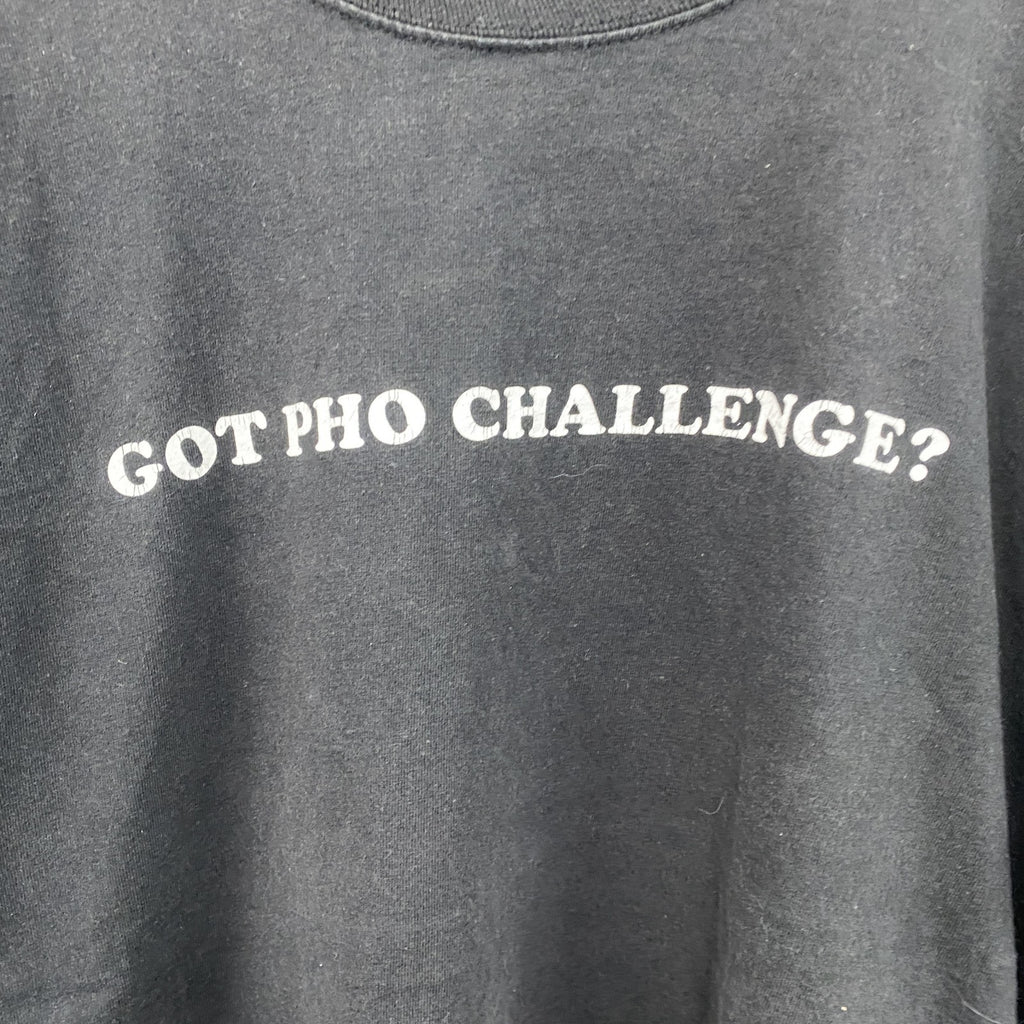 Hanes　ヘインズ　半袖メッセージプリントTシャツ　黒　ブラック　XLサイズ