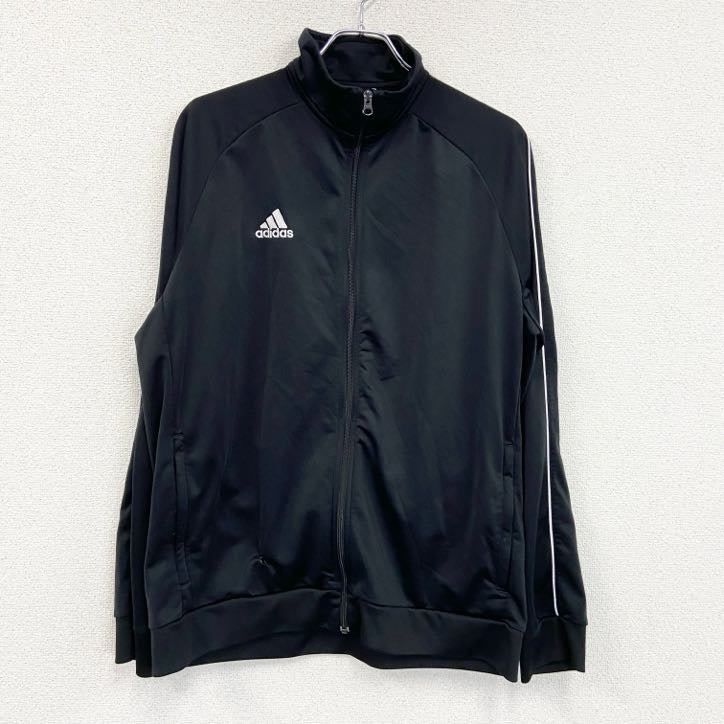 adidas　アディダス　トラックジャケット/ジャージ　黒　ブラック　XLサイズ