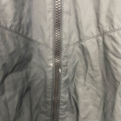 古着 used　NIKE ナイキ　長袖ナイロンジャケット　フルジップパーカー　ワンポイントロゴプリント　黒　Lサイズ
