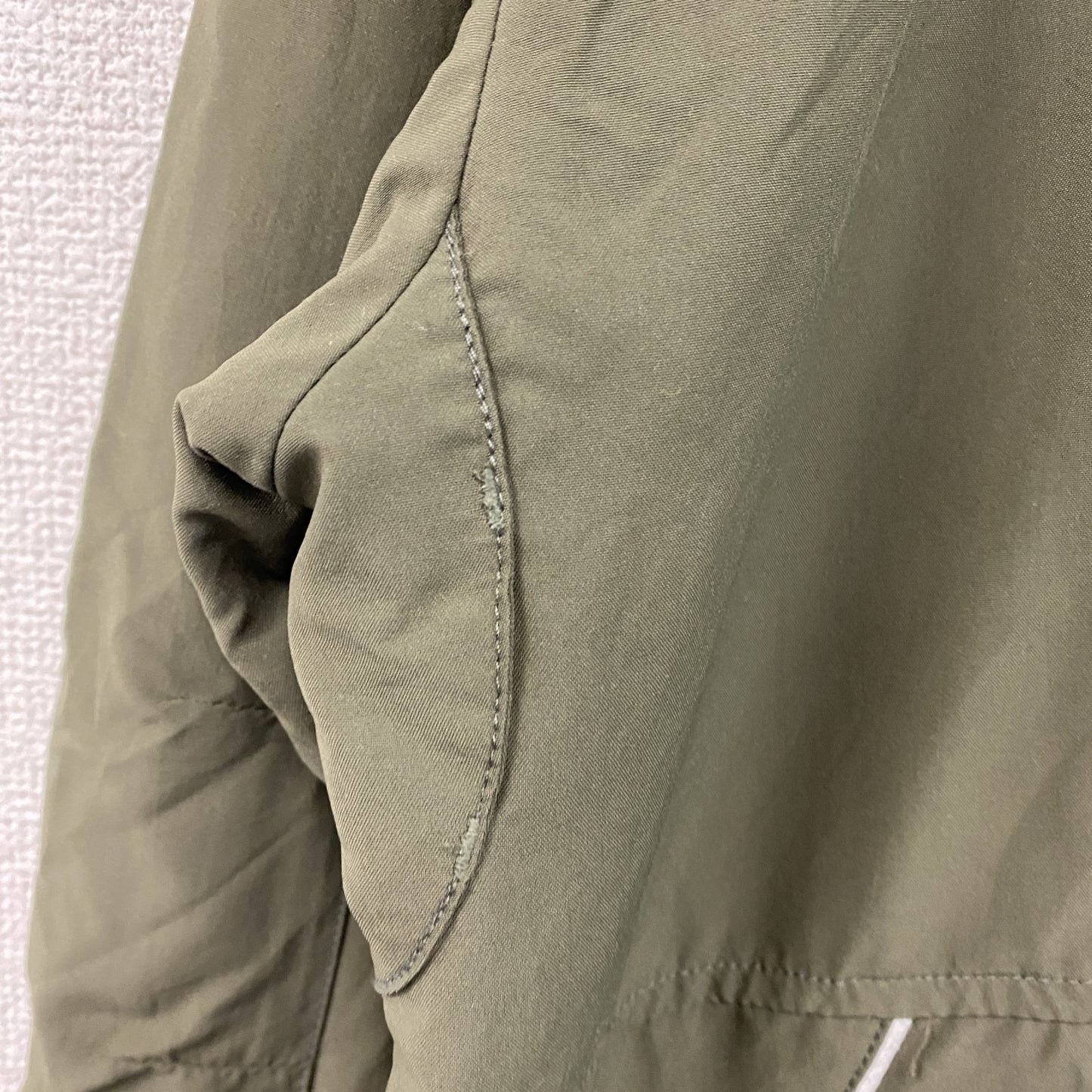 NEW BALANCE　ニューバランス　米軍　USMC　トレーニングジャケット　フルジップナイロンジャケット　カーキ　Sサイズ