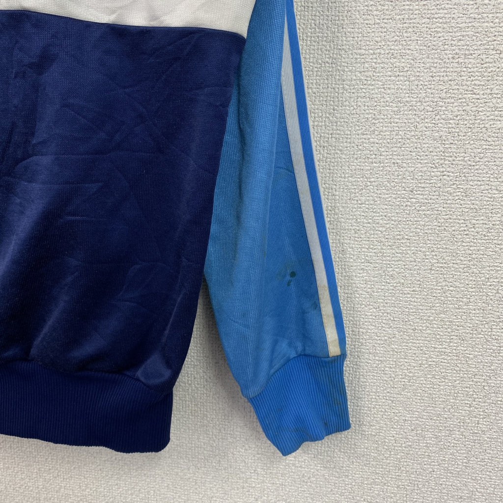 80s　adidas　アディダス　トラックジャケット/ジャージ　ヴィンテージ　ブルー　ライトブルー　Mサイズ