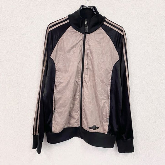 adidas　アディダス　トラックジャケット/ジャージ　バイカラー　黒　ブラック　スモーキーピンク　Lサイズ