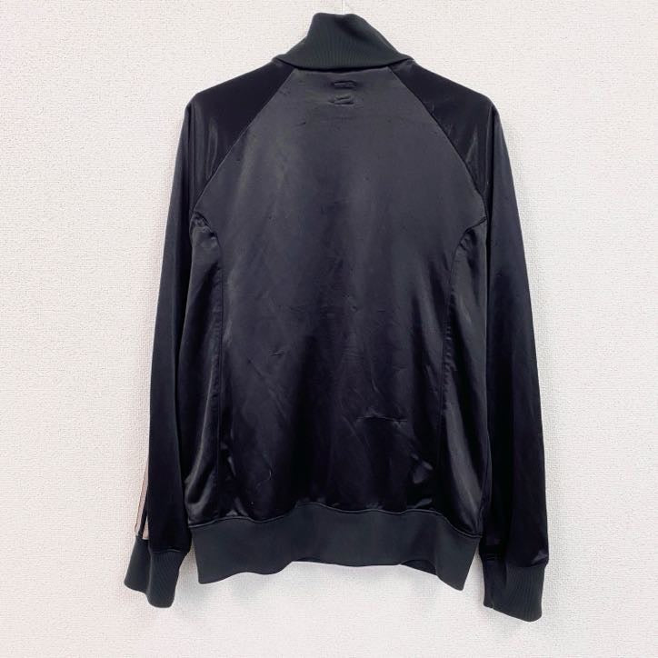 adidas　アディダス　トラックジャケット/ジャージ　バイカラー　黒　ブラック　スモーキーピンク　Lサイズ