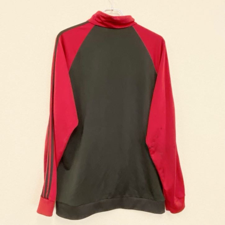 adidas　アディダス　トラックジャケット/ジャージ　黒　ブラック　XLサイズ