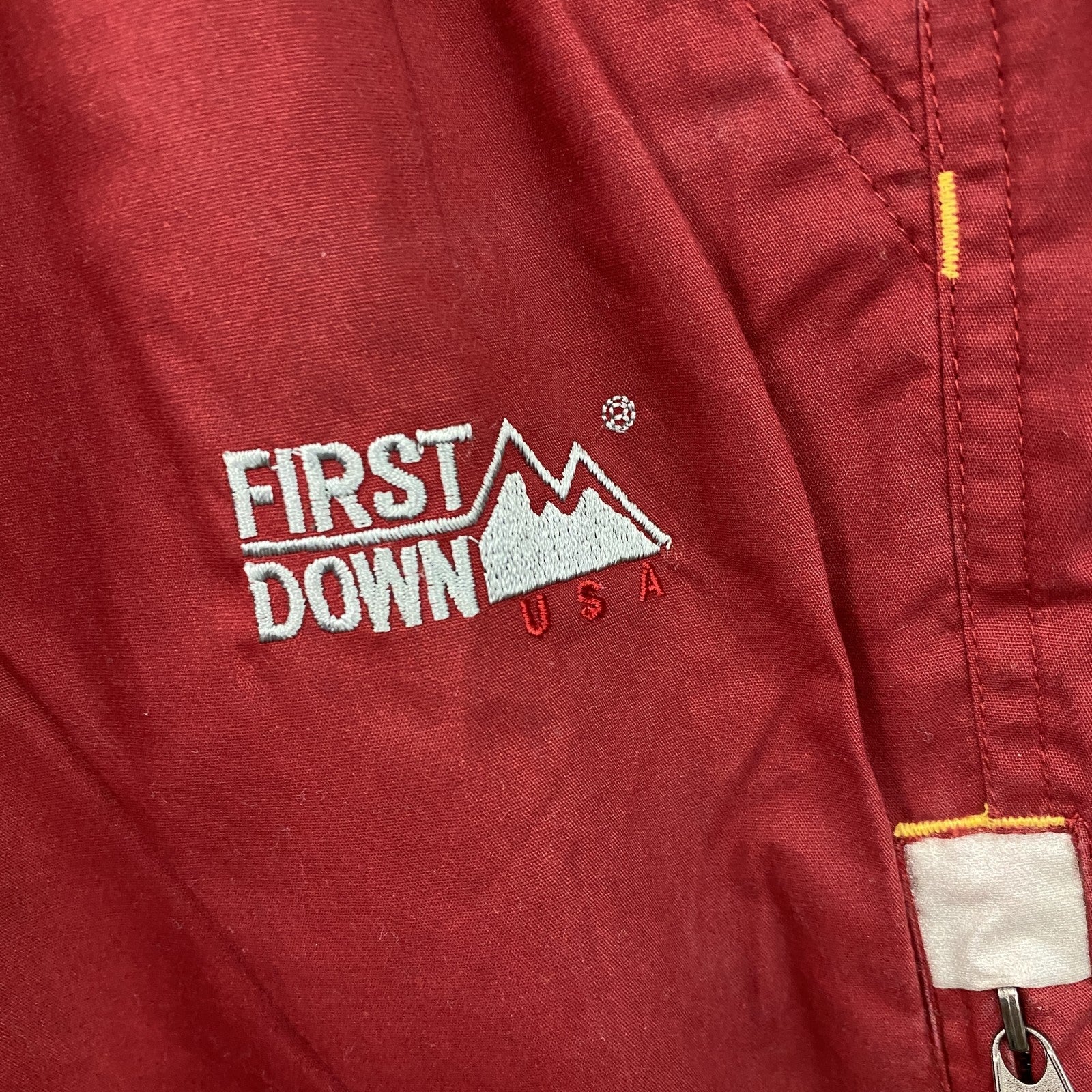 FIRST DOWN　ファーストダウン　ハーフパンツ/ショートパンツ　赤　レッド　Lサイズ