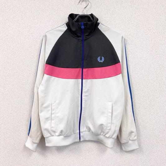 FRED PERRY　フレッドペリー　長袖トラックジャケット/ジャージ　ワンポイント　マルチカラー　Mサイズ