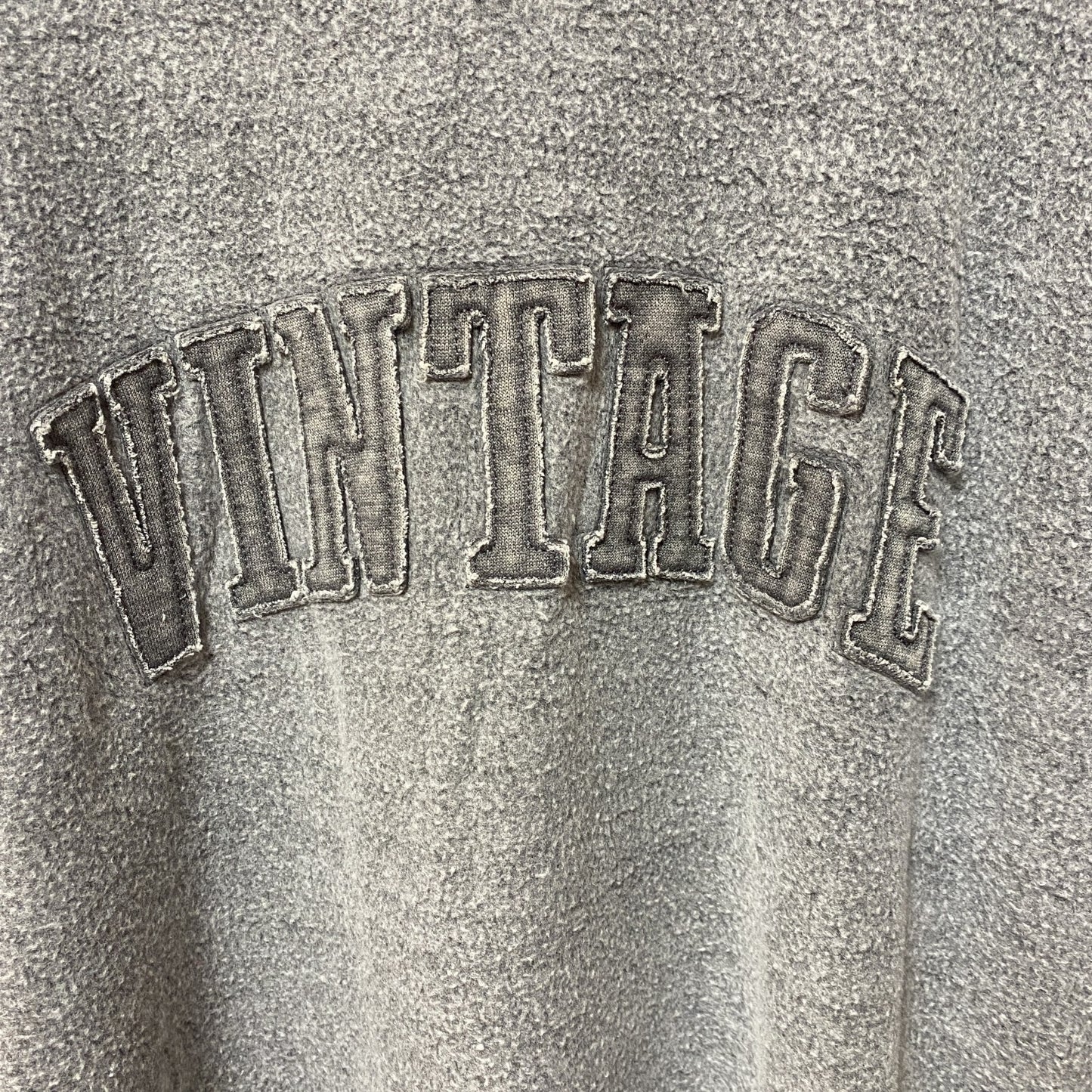 古着 used　TEXAS TRUE VINTAGE　長袖起毛スウェット　トレーナー　チャコールグレー　ビンテージ　Lサイズ