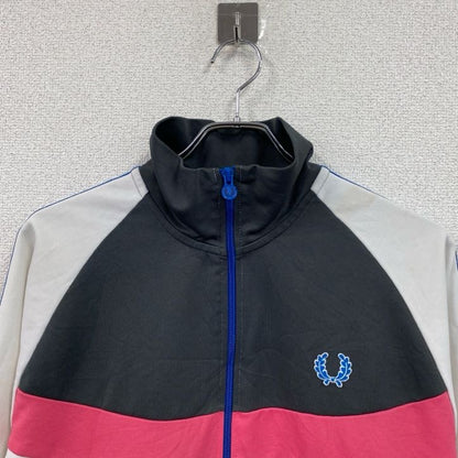 FRED PERRY　フレッドペリー　長袖トラックジャケット/ジャージ　ワンポイント　マルチカラー　Mサイズ