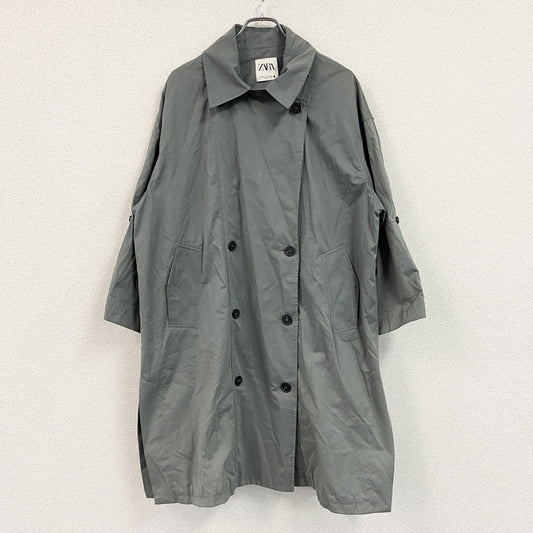 ZARA　ザラ　トレンチコート　灰色　グレー　Sサイズ