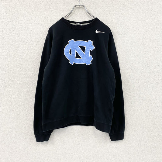 NIKE　ナイキ　スウェット/トレーナー　スウッシュ　UNC　ノースカロライナ大学　黒　ブラック　Mサイズ