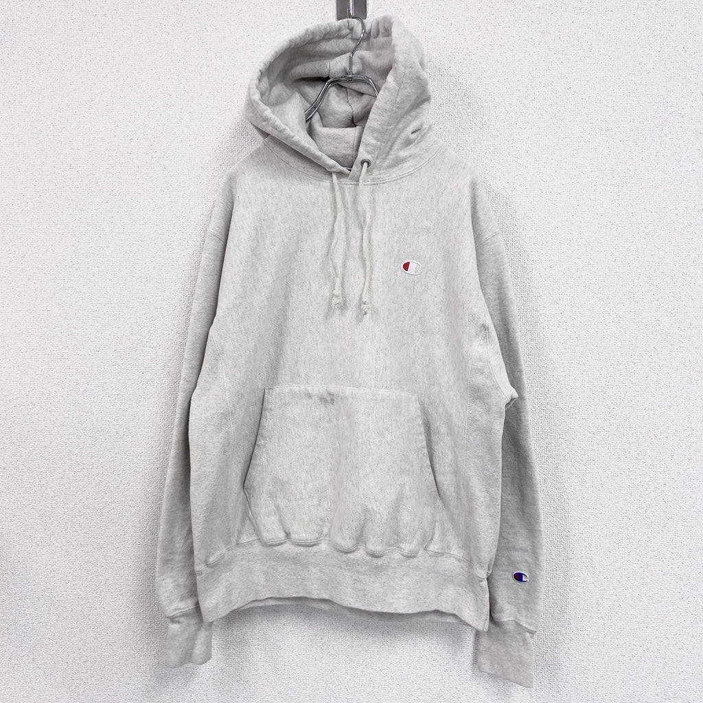Champion　チャンピオン　リバースウィーブ　スウェットパーカー/フーディー　霜降りグレー　Mサイズ