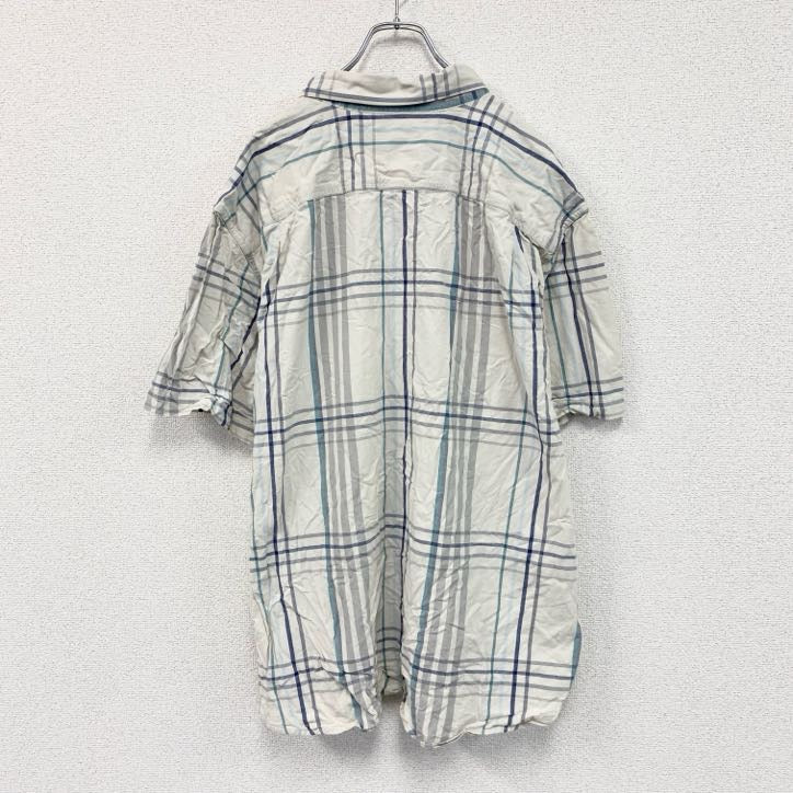 Carhartt　カーハート　半袖ボタンダウンシャツ　ラウンドシャツ　ダブルポケット　白　ホワイト　マルチカラー　2XLサイズ