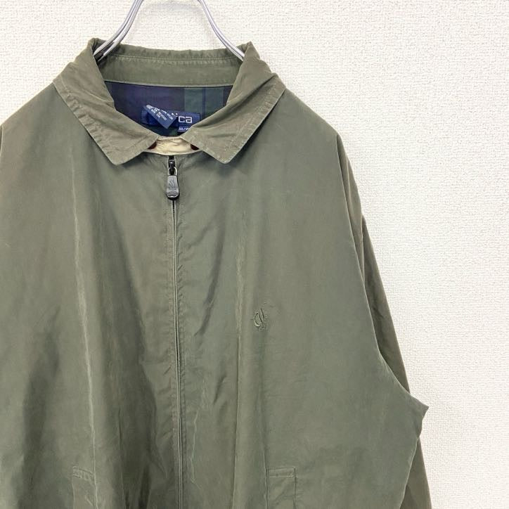 古着 used　NAUTICA ノーティカ　長袖スイングトップ　フルジップブルゾンノームコア　ビックシルエット　XLサイズ