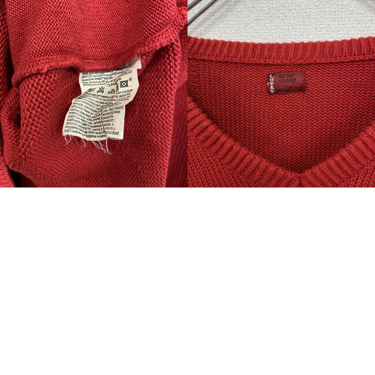 Levi’ｓ　リーバイス　コットンニットセーター　赤　レッド　2XLサイズ