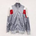 80s　puma　プーマ　トラックジャケット/ジャージ　ヴィンテージ　シルバー　マルチカラー　Sサイズ