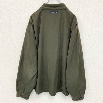 古着 used　NAUTICA ノーティカ　長袖スイングトップ　フルジップブルゾンノームコア　ビックシルエット　XLサイズ