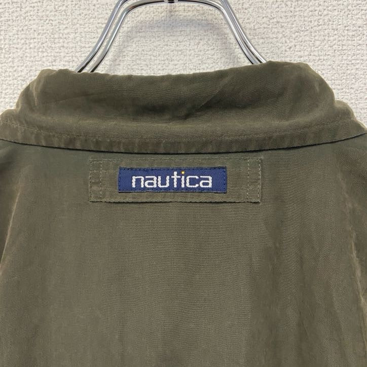 古着 used　NAUTICA ノーティカ　長袖スイングトップ　フルジップブルゾンノームコア　ビックシルエット　XLサイズ