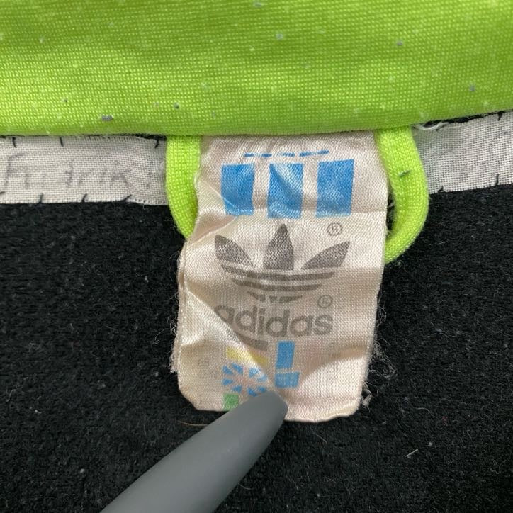 adidas　アディダス　トラックジャケット/ジャージ　マルチカラー　黒　ブラック　Lサイズ