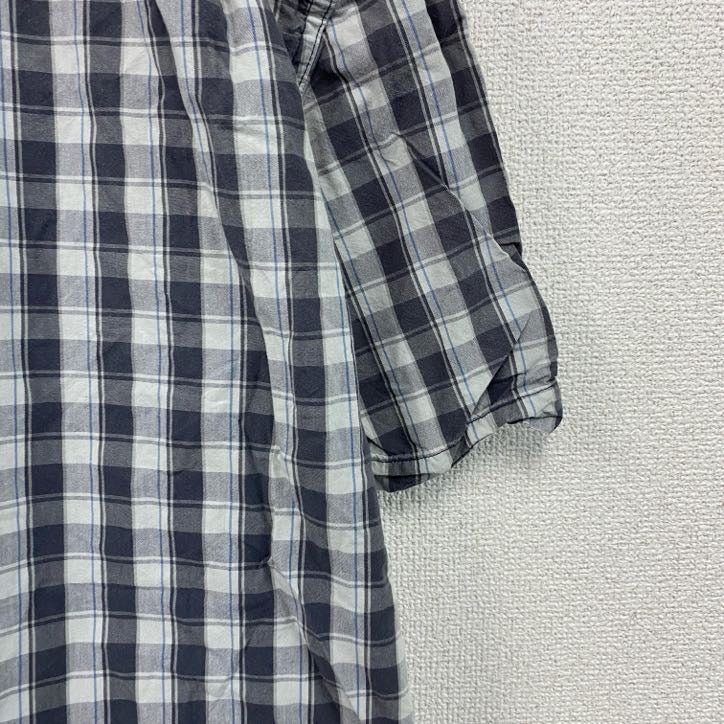 Carhartt　カーハート　半袖ボタンダウンシャツ　ラウンドシャツ　ギンガムチェック柄　マルチカラー　2XLサイズ