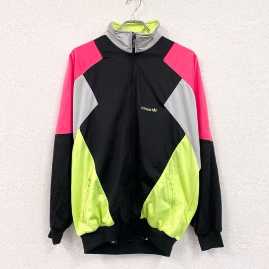 adidas　アディダス　トラックジャケット/ジャージ　マルチカラー　黒　ブラック　Lサイズ