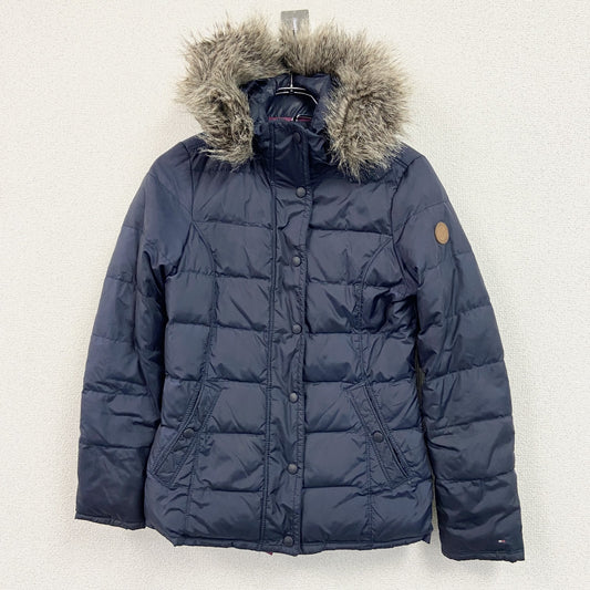 TOMMY HILFIGER　トミーヒルフィガー　ダウンジャケット　フードファー　紺　ネイビー　Sサイズ