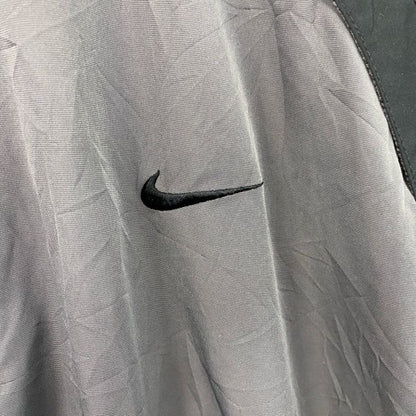 NIKE GOLF　ナイキゴルフ　半袖ハーフジッププルオーバージャケット　バイカラー　黒　ブラック　グレー　Lサイズ