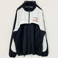 古着 used　NIKE ナイキ　長袖ナイロンジャケット　ワンポイントプリントアウター　ハイネック　ビックシルエット　XXLサイズ